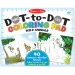 Zeszyt z rysunkami „Połącz kropki – Dzikie zwierzęta” – Melissa &amp; Doug