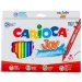 Zmywalny zestaw flamastrów 24 sztuki - Carioca