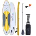 Żółto-czarny zestaw SP-300 SUP Stand Up Paddle 300 cm - Spartan