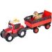 ABC Massey ciągnik rolniczy do transportu zwierząt z koniem - Simba Toys zdjęcie 3