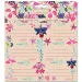 Ars Una: Beach Flowers zapakowane etykiety na zeszyty 3x6 szt.