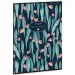 Ars Una: Botanical Eucalyptus zeszyt w kratkę, A4, 40 kartek, dodatkowy klips