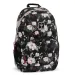 Ars Una: Flowery Black kwiecisty plecak szkolny AU-14, 32x51x25 cm