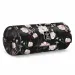 Ars Una: Flowery Black zwijane piórnik w kwiaty 20x9x9 cm