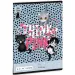 Ars Una: Think Pink uroczy zeszyt w linie z kotkiem dla 2 klasy, 32 kartki, format A/5