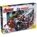 Avengers 2 w 1 puzzle i kolorowanka 108 elementów 50x35 cm - Lisciani