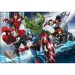 Avengers: Bohaterowie 2 w 1, puzzle 60 elementów i kolorowanka 50x35 cm – Lisciani