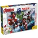 Avengers: Bohaterowie 2 w 1, puzzle 60 elementów i kolorowanka 50x35 cm – Lisciani