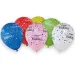 Balony z napisem "Happy Birthday" – zestaw 6 sztuk