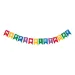 Baner imprezowy z napisem "Happy Birthday", 230 cm