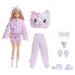 Barbie: Cutie Reveal niespodzianka lalka - Kot - Mattel zdjęcie 2