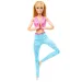 Barbie: Elastyczna lalka do jogi z blond włosami – Mattel