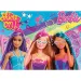 Barbie magiczny świat maxi puzzle podłogowe 4x48 elementów 35x25 cm - Lisciani