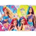 Barbie magiczny świat maxi puzzle podłogowe 4x48 elementów 35x25 cm - Lisciani