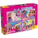 Barbie magiczny świat maxi puzzle podłogowe 4x48 elementów 35x25 cm - Lisciani