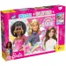 Barbie Najlepsze Przyjaciółki 108-elementowe brokatowe puzzle 50x35 cm - Lisciani