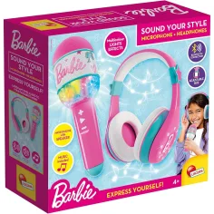 Barbie Sound Your Style zestaw z słuchawkami i mikrofonem - Lisciani zdjęcie 1