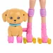Barbie Spacerka z Psem Zestaw na Rolkach - Blondynka - Mattel zdjęcie 5