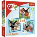 Bing! Zabawa z przyjaciółmi 3 w 1 puzzle - Trefl