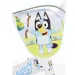 Bluey 12” dziecięcy rower z uchwytem na bidon i bocznymi kółkami w kolorze białym-niebieskim-zielonym – Dino Bikes rower zdjęcie 3