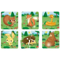 Carotina Baby: Puzzle leśne zwierzęta zdjęcie 2
