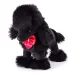 Charlie czarny pudel pluszowa figura 25cm - Lumpin