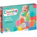 Clemmy: Touch & Play miękka kolorowa klocki budowlane zestaw 20 sztuk - Clementoni