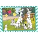 Disney Klasyki 101 dalmatyńczyków i Aryskotraci – puzzle Supercolor 2 × 60 elementów - Clementoni zdjęcie 3