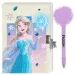 Disney: Kraina Lodu 2 sekretny pamiętnik z kłódką i długopisem z pomponem 12x18 cm, 60 stron