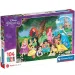 Disney Księżniczki 104-elementowe Super Color Puzzle - Clementoni zdjęcie 1
