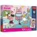 Disney Minnie Mysz Różowa przygoda 100szt. UFT puzzle z plakatem - Trefl