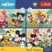 Disney Myszka Mickey i przyjaciele – 4 x 88 sztuk Premium Plus Kids puzzle – Trefl zdjęcie 2