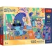 Disney Stitch Strandówki 100szt UFT puzzle z plakatem - Trefl