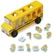 Drewniany sorter kształtów autobus szkolny z cyframi - Melissa & Doug zdjęcie 2