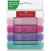 Faber-Castell: 1546 Zakreślacz w pastelowych kolorach zestaw 4 szt.