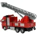 Fire Rescue: Strażacki samochód z drabiną na napęd sprężynowy, ze światłem i dźwiękiem, 19 cm