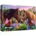 Flamingo przez puzzle Piękne konie 400db - Trefl
