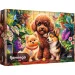 Flamingo przez puzzle Psy w szklarni 600-elementowe puzzle - Trefl