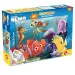 Gdzie jest Nemo 2 w 1 maxi puzzle 60 elementów i kolorowanka 70x50 cm - Lisciani