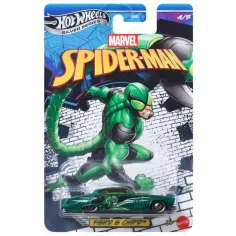 Hot Wheels Silver Series: Marvel Spider-Man Fish’d & Chip’d samochodzik 1/64 - Mattel