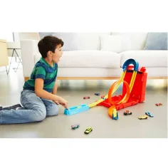 Hot Wheels Track Builder Zestaw torów z kanistrami benzyny - Mattel zdjęcie 3
