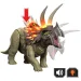 Jurassic World: Dino atakujący Triceratops z dźwiękiem i światłem – Mattel zdjęcie 3