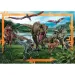 Jurassic World królestwo dinozaurów 104-elementowa maxi supercolor układanka - Clementoni zdjęcie 2