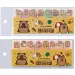 Kapibara samoprzylepny notes 50x14mm, 8x15 karteczek, różne rodzaje, 1 sztuka