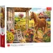Koń na farmie 1000 elementów puzzle - Trefl