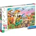 Kraina dinozaurów puzzle Supercolor 104 elementów - Clementoni