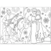 Kraina Lodu Zabawa i muzyka 2 w 1 60-elementowe maxi puzzle i kolorowanka 70x50 cm – Lisciani