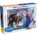 Kraina Lodu Zabawa i muzyka 2 w 1 60-elementowe maxi puzzle i kolorowanka 70x50 cm – Lisciani