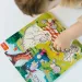 Kubuś Puchatek i przyjaciele mają piknik – drewniane puzzle z dopasowywaniem kształtów – Trefl