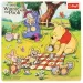 Kubuś Puchatek i przyjaciele mają piknik – drewniane puzzle z dopasowywaniem kształtów – Trefl
